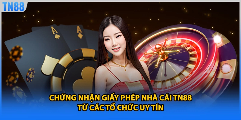 Chứng nhận giấy phép nhà cái TN88 từ các tổ chức uy tín