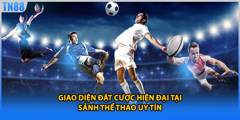 Giao diện đặt cược hiện đại tại sảnh thể thao uy tín