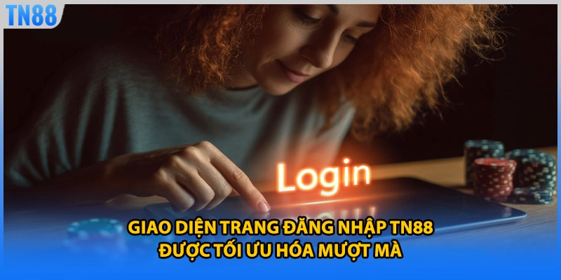 Giao diện trang đăng nhập TN88 được tối ưu hóa mượt mà