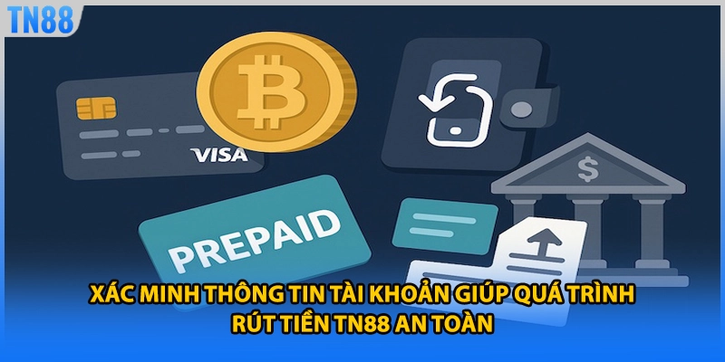 Xác minh thông tin tài khoản giúp quá trình rút tiền TN88 an toàn